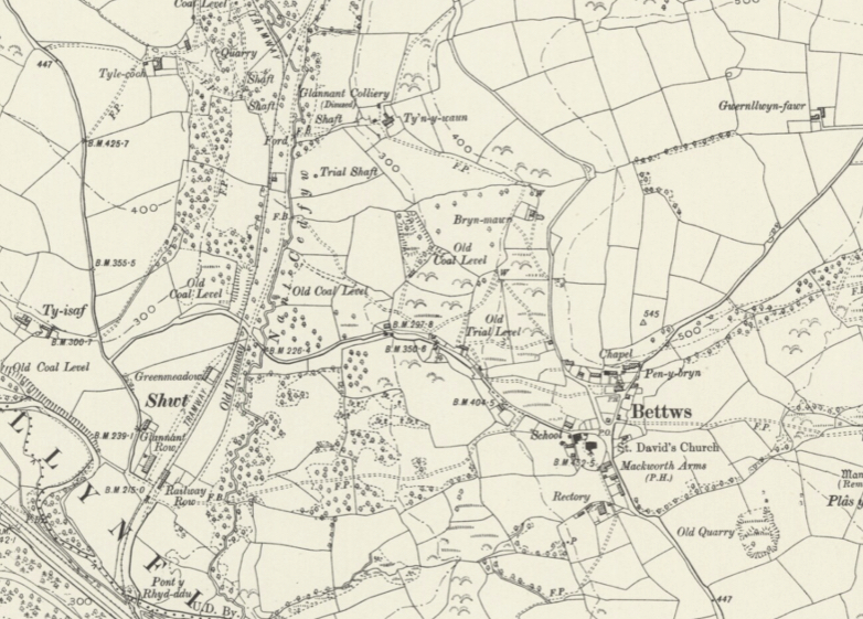 Bettws map